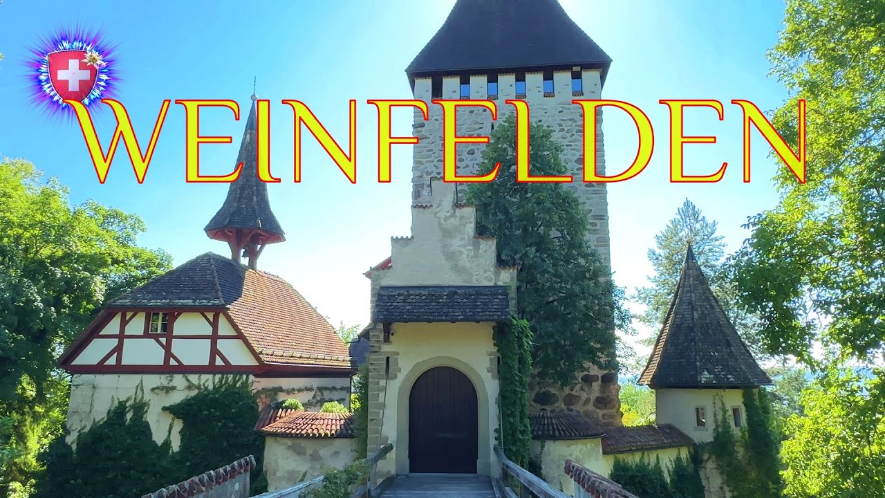 SWITZERLAND Weinfelden castle above the vineyards / Walking tour #switzerland #thurgau  苏 黎 世 蘇 瑞 士