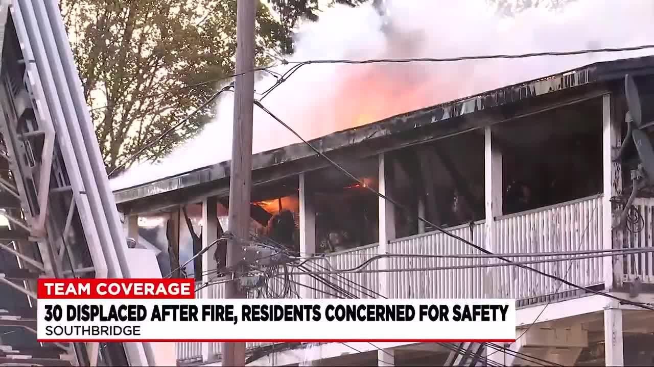 30 people displaced following massive Southbridge fire
