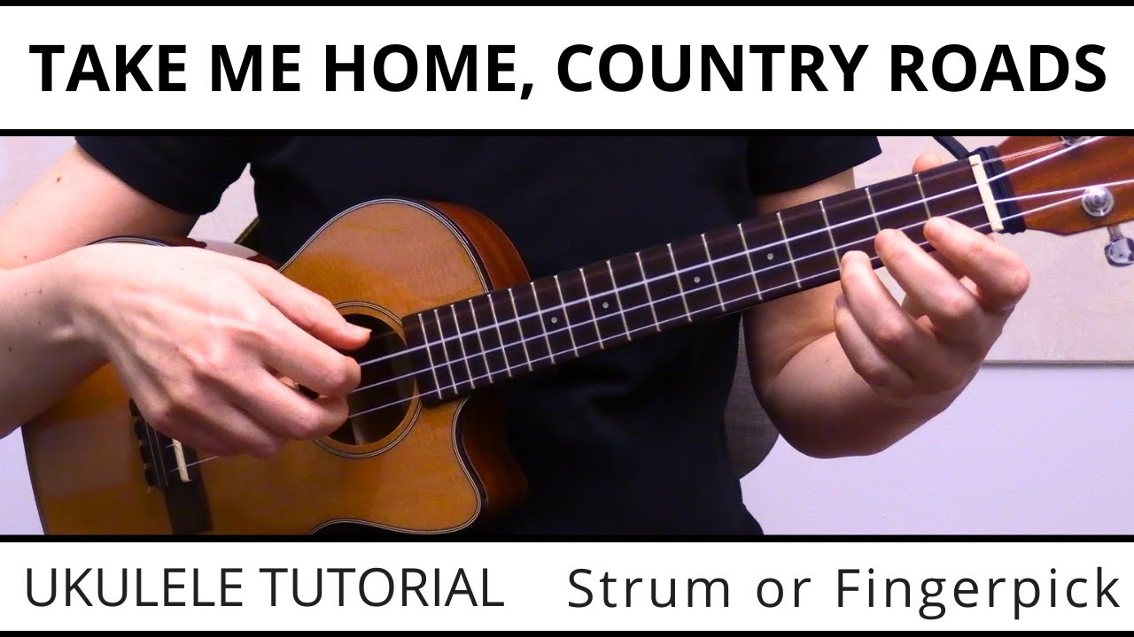 The Most Beautiful Way To Play Take Me Home, Country Roads (John Denver) on Ukulele