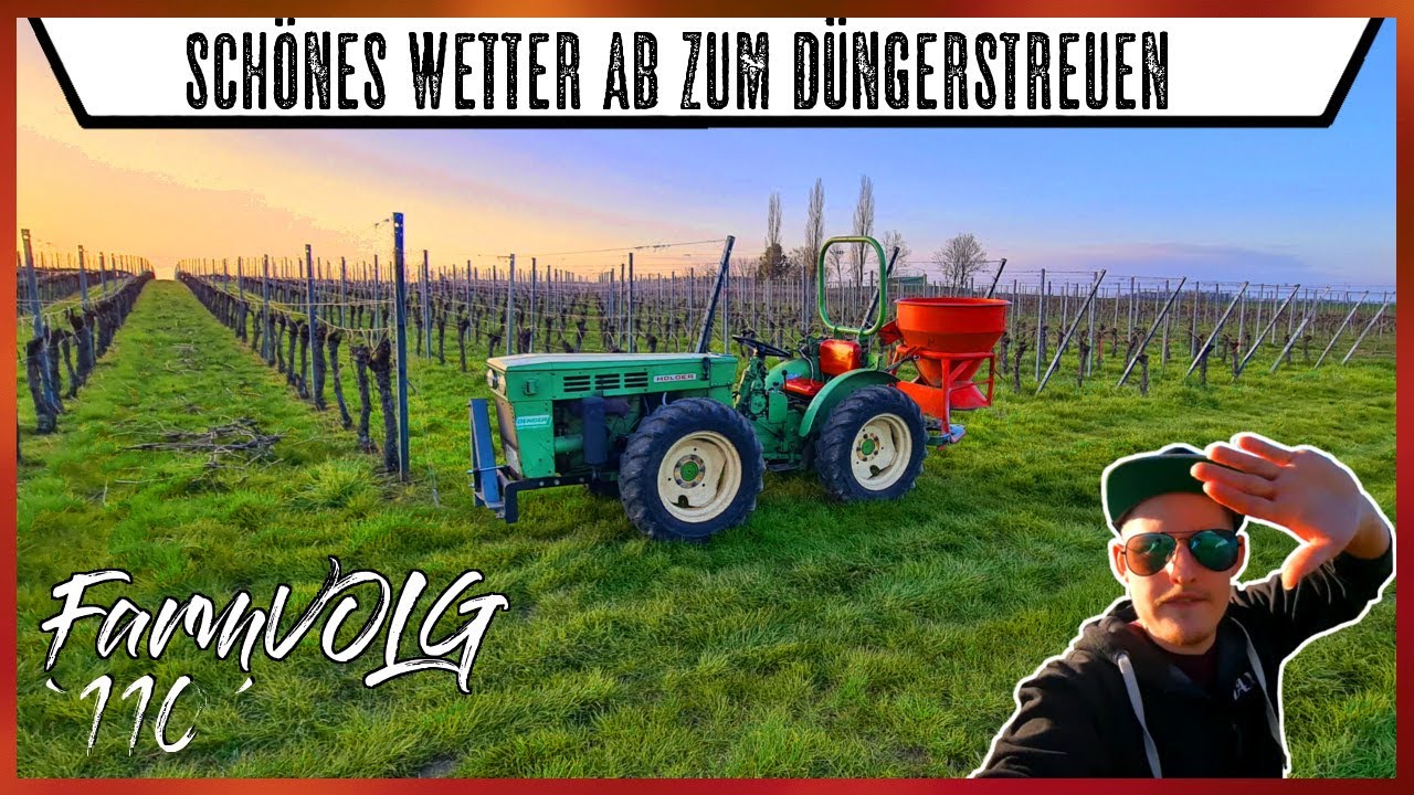 FarmVlog 🚜 `110´ - Schönes Wetter, wir gehen Düngerstreuen - [Eschenauer] - [HD/2K]