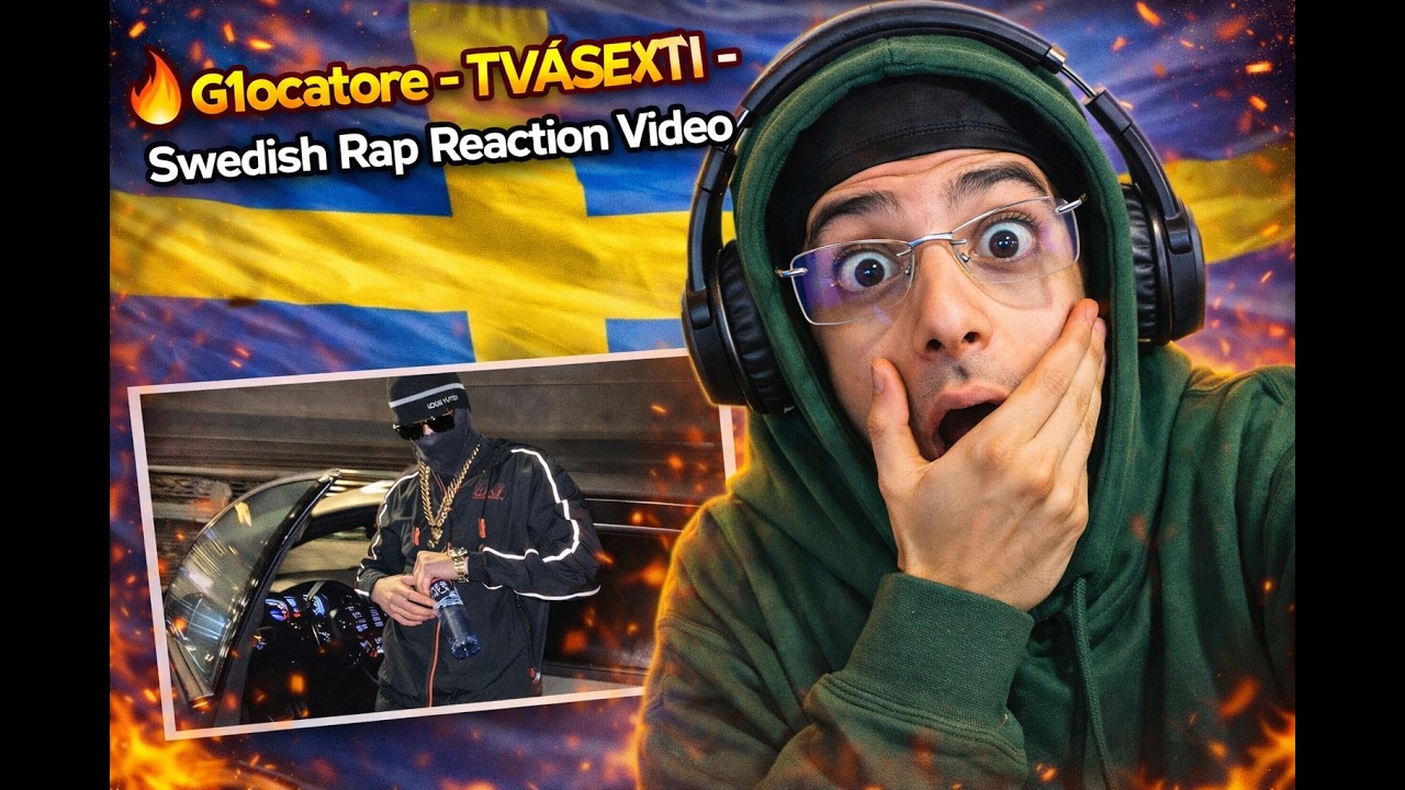 🔥  G1ocatore - TV&Aring;SEXTI- Swedish Rap Reaction Video