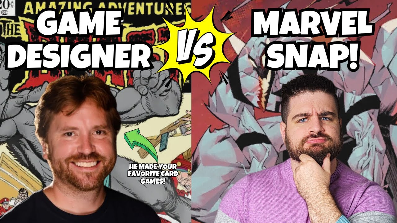 20-Year GENIUS Game Designer Rates Marvel SNAP Cards! - But He's Never Seen Them Before!