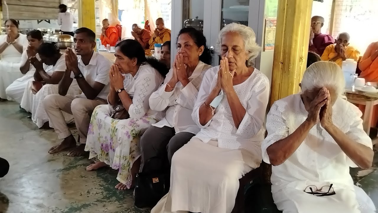 චන්දිමා වල්ගමගේ මහත්මියගේ මෑණියන්ගේ 81 වන උපන්දිනයට ආශිර්වාදය කිරීම සහ ජයලත් වල්ගමගේ පියාණන්ට පින්..