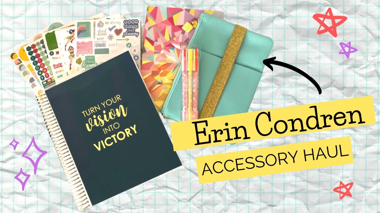 ERIN CONDREN PLANNER | 2021 ACCESSORIES HAUL!