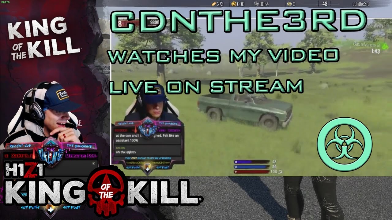 CEEZ WATCHES MY OTHER VIDEO LIVE ON STREAM! CDNTHE3RD REACTS