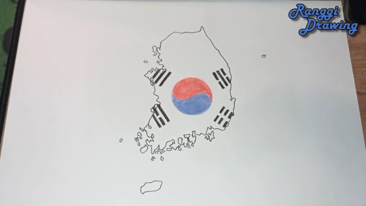 How to Draw Map of South Korea