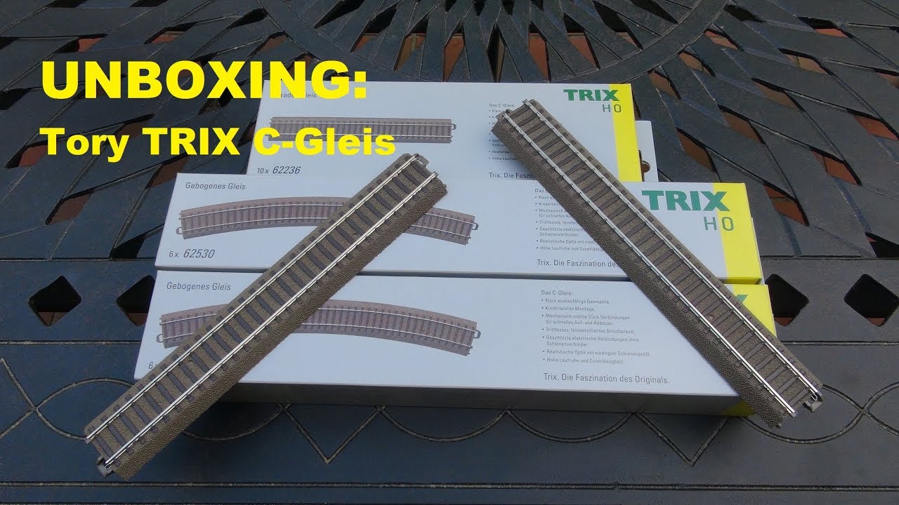 UNBOXING: Tory TRIX C-Gleis