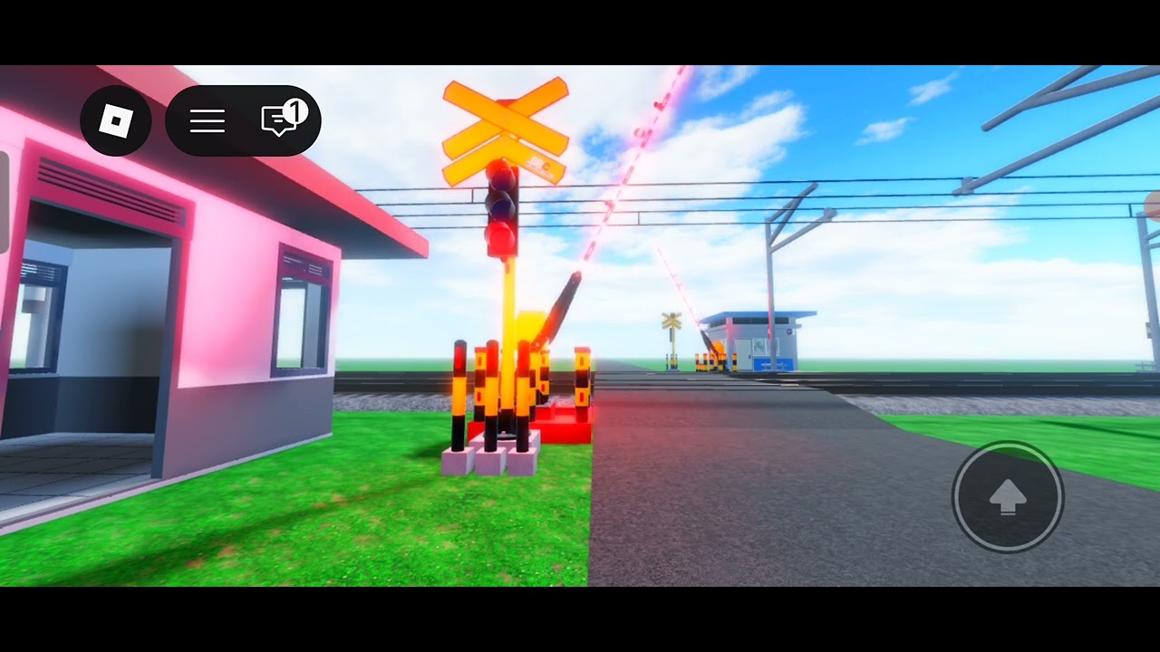 Unik!!!! Perlintasan kereta api Jalan Kebonagung (fiksi) JPL 53 #kai #roblox #games 
