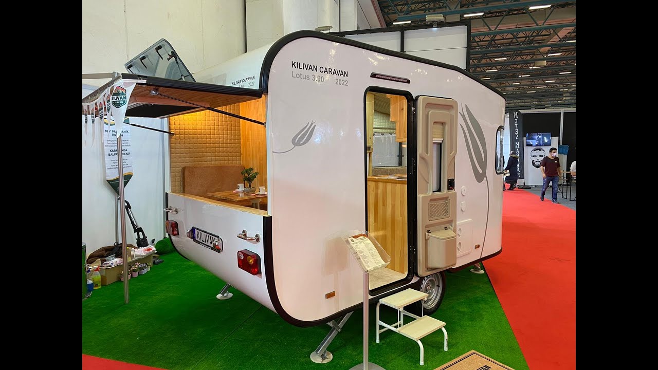 Çekme karavan ama nasıl, hem açılır balkonu, hemde 180 derece panoramik camı olan. #karavan