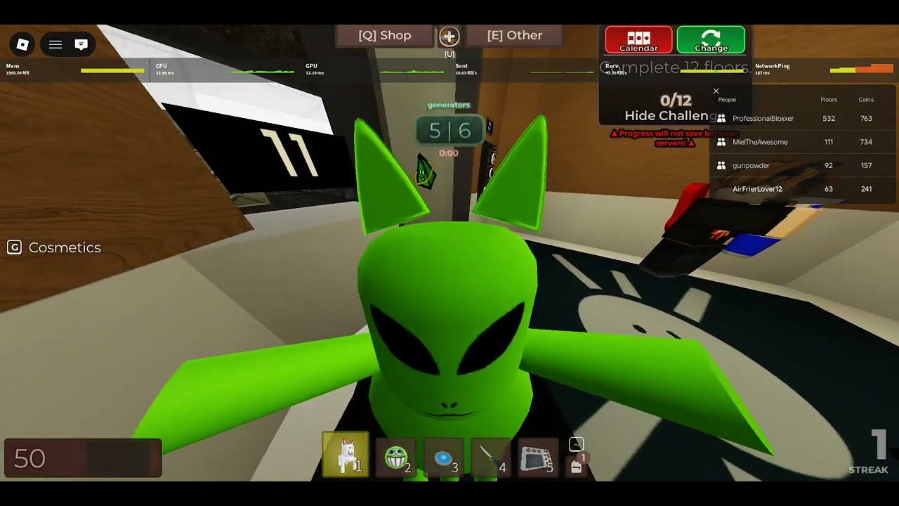 Regretevator gameplay with my friends
