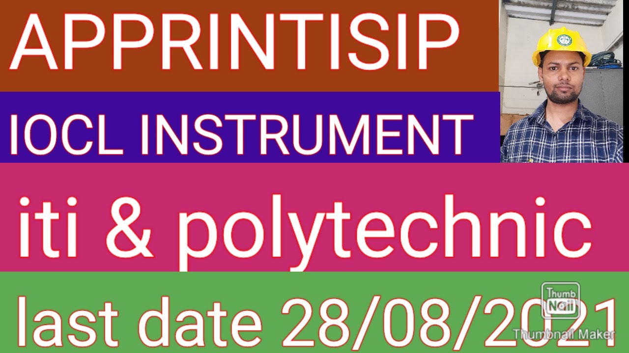 instrument apprintisip iocl southern region 08/2021