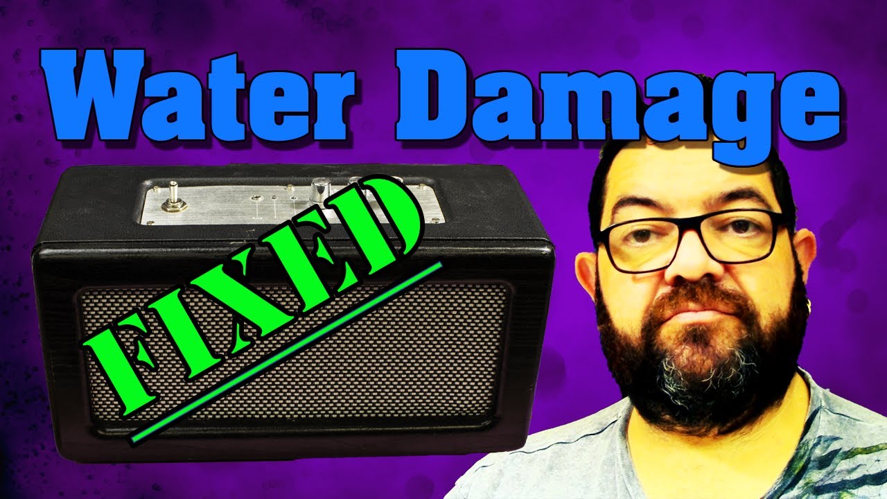 Broken Bluetooth Speaker : Water Damage Repair