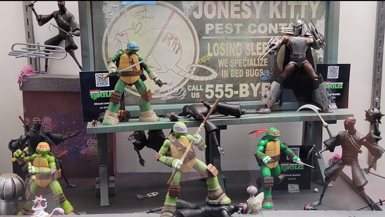NECA Teenage Mutant Ninja Turtles and Sesame Street Walk Thru with Trevor Zammit at SDCC 2025