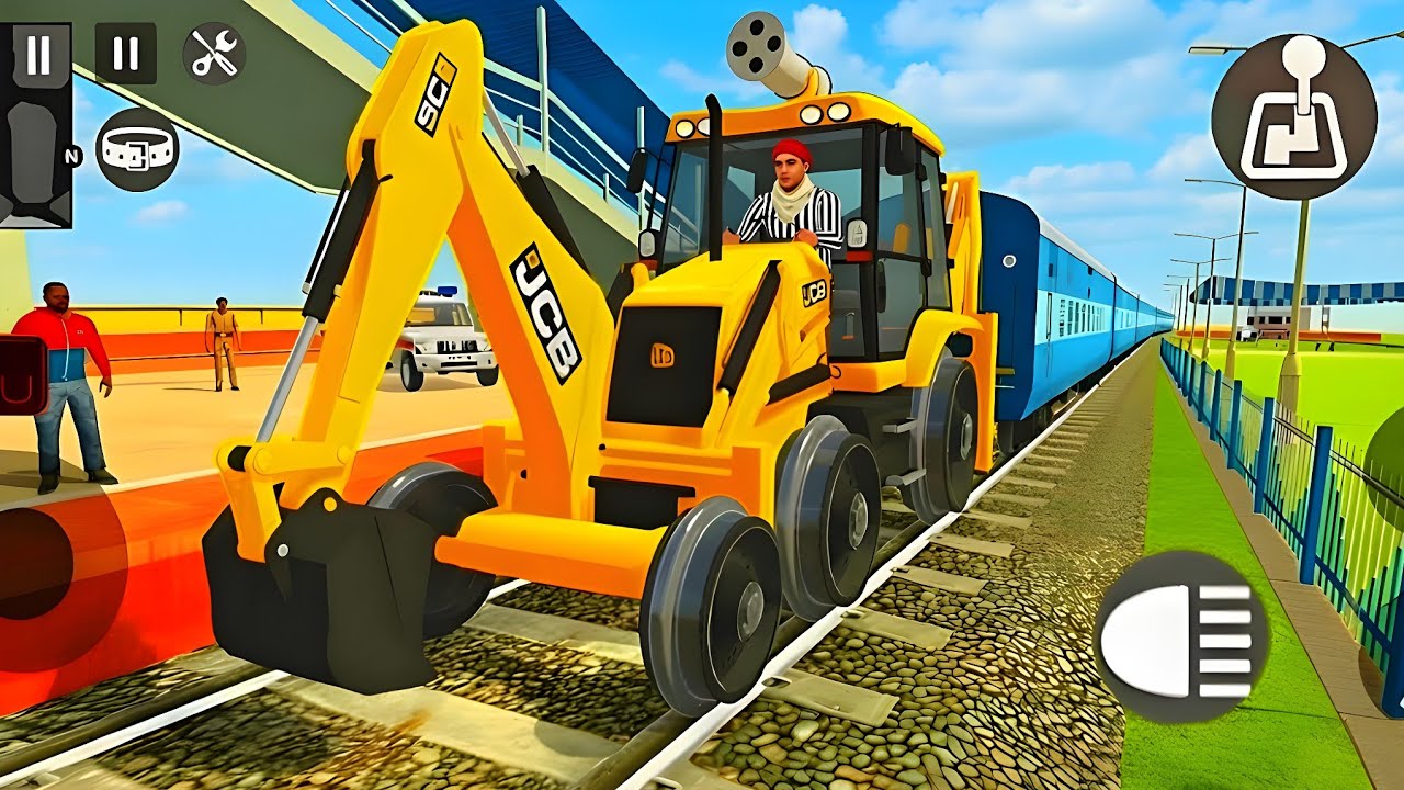 Franklin Purchase Lexriy New JCB Train Railway Station 🤑 Indian Theft Auto Simulator | New update 🤩💥
