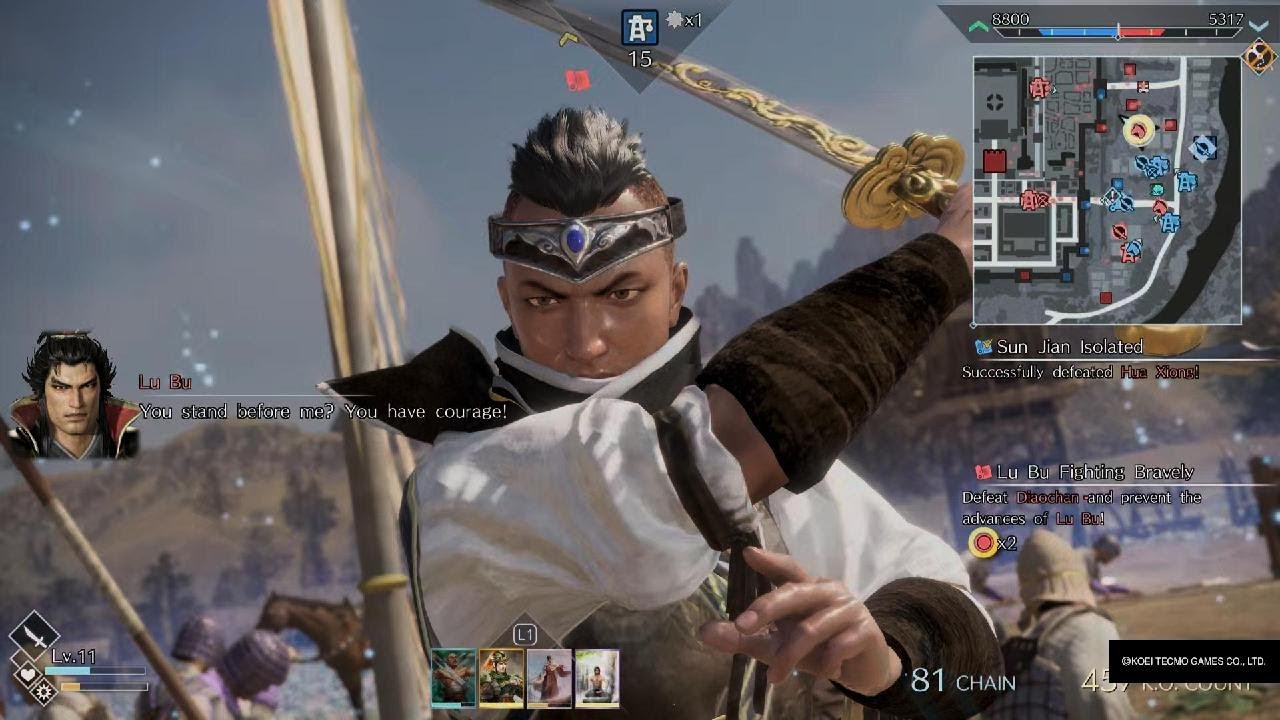 Dynasty Warriors 9 Empires - Battle of Hulao Gate (Chaos Difficulty)