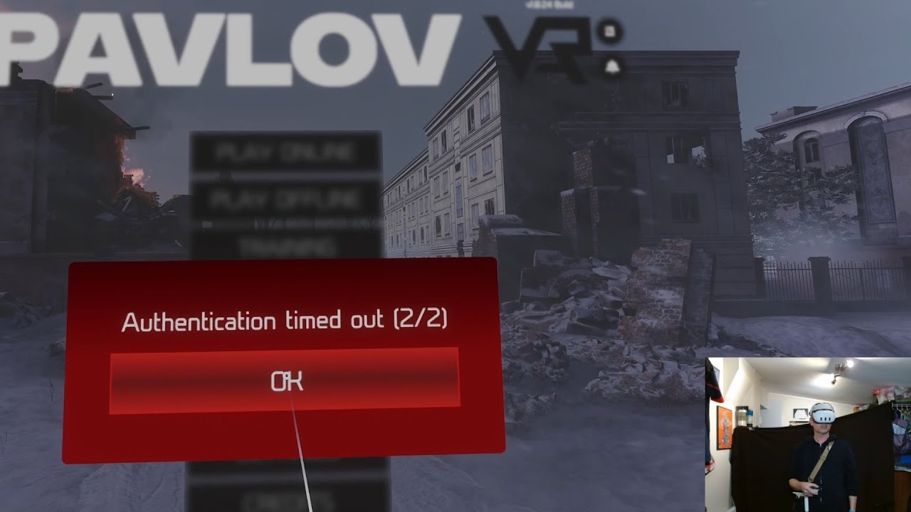 Episode 957 - Pavlov VR - Authentication timed out