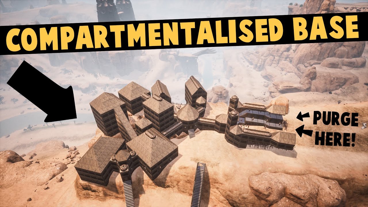 Compartmentalised Base | Different Designs | CONAN EXILES