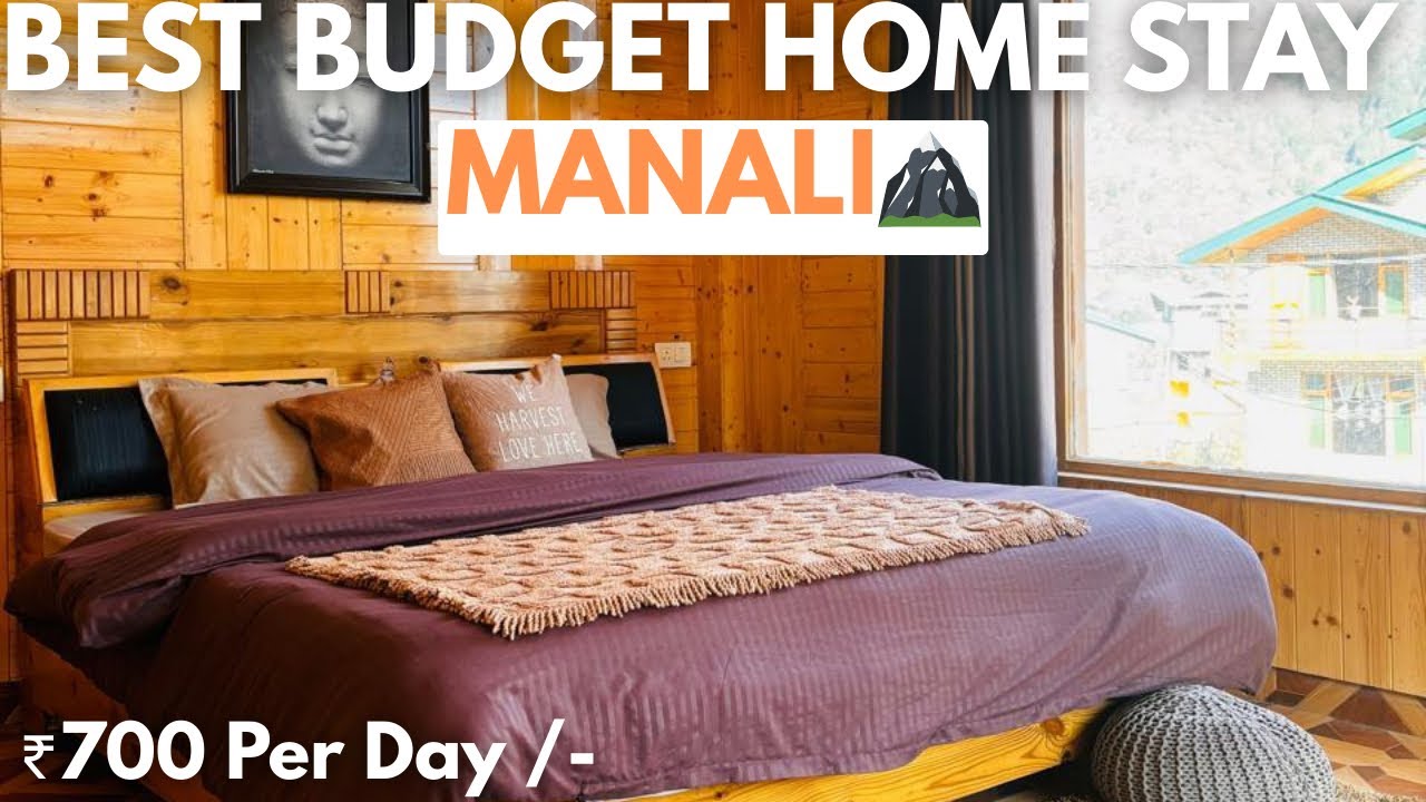 Best Budget Homestay in Manali 🏡 | Work From Mountains | Workation & Staycation 🏔️❄️ #manali #home