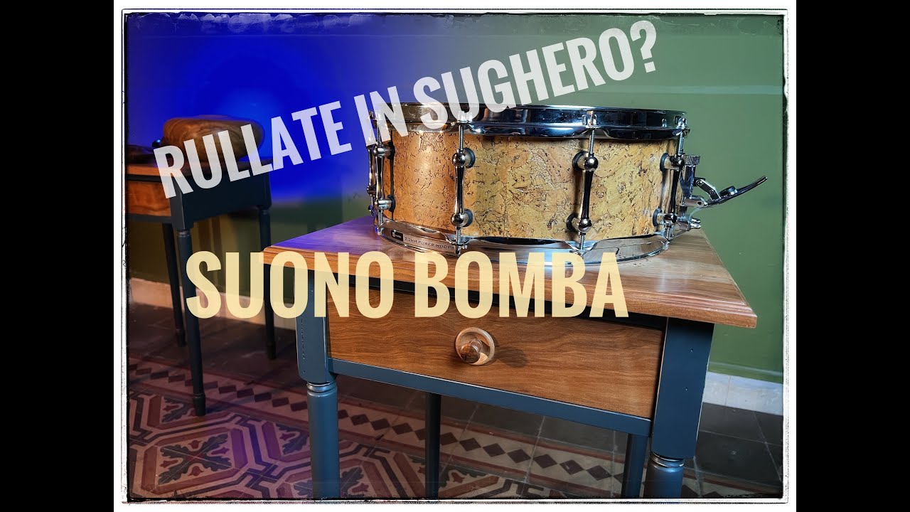 Rullante IN SUGHERO? - Il suono è una BOMBA!