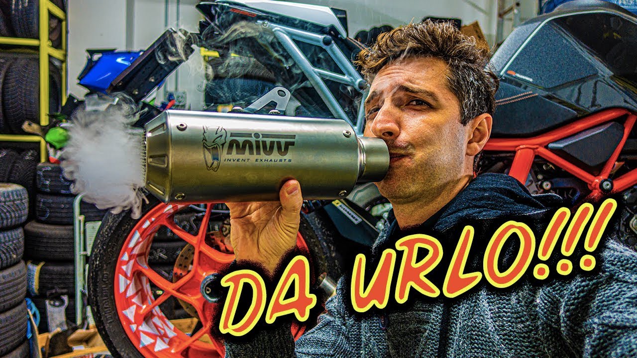 HO montato uno SCARICO DA URLO: MIVV EXHAUST MK3