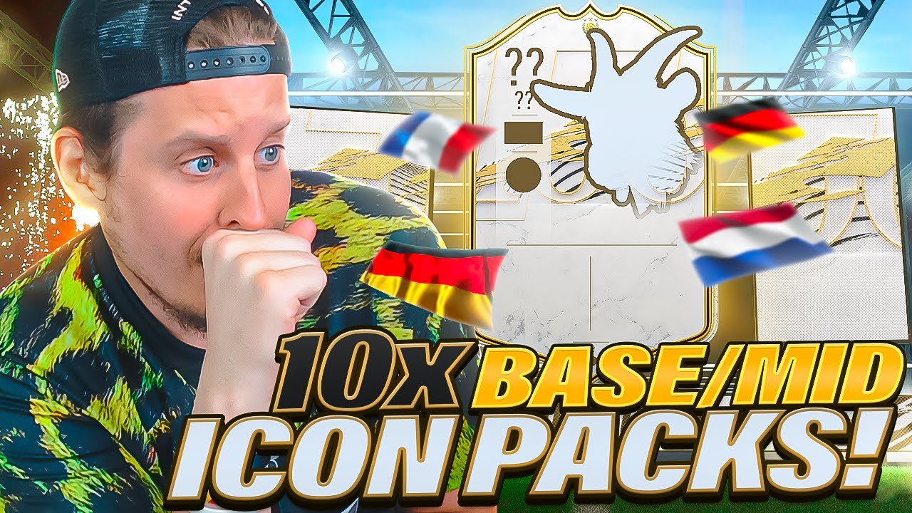 WE PACKED A GOAT! 10X GUARANTEED BASE OR MID ICON PACKS! FIFA 21 Ultimate Team