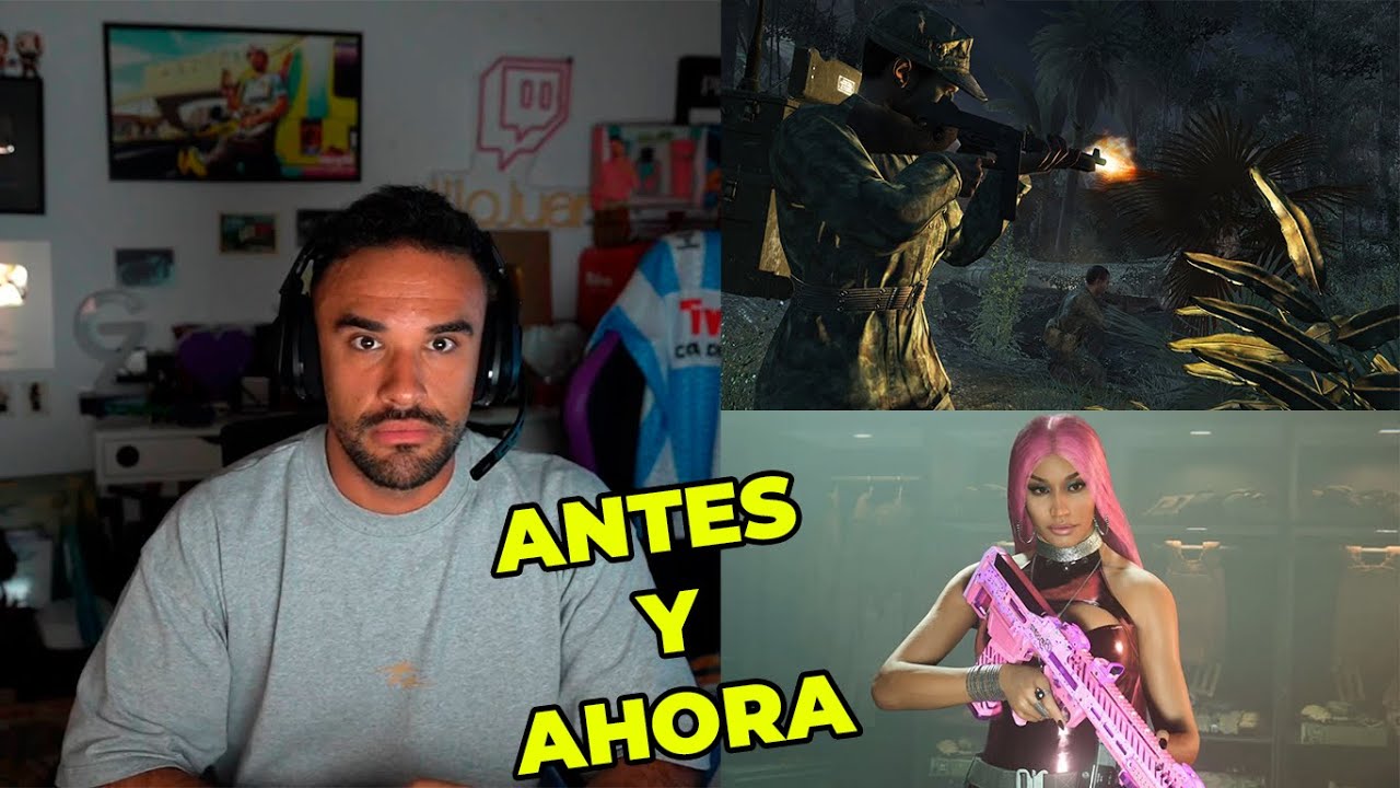 ILLOJUAN REACCIONA al ANTES y AHORA de CALL OF DUTY