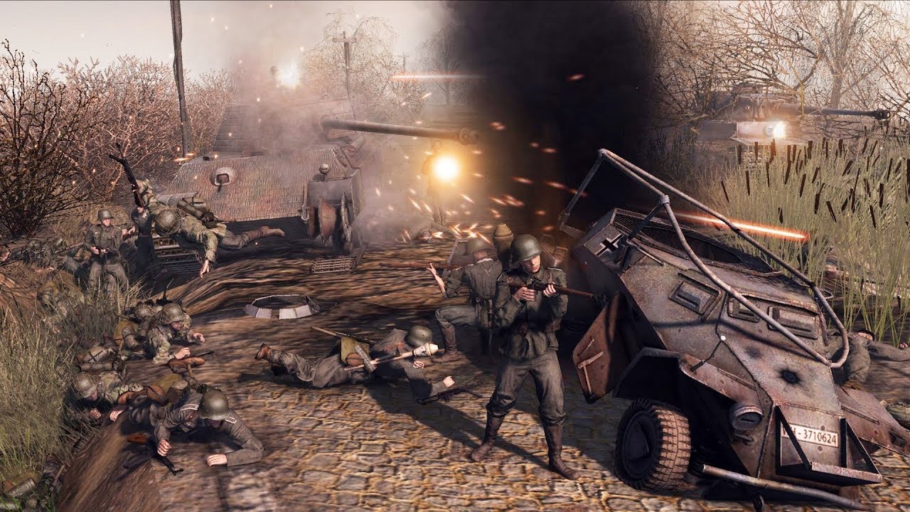 German 1945 Last Stand Defense of Balaton | Men of War: Assault Squad 2 Gameplay