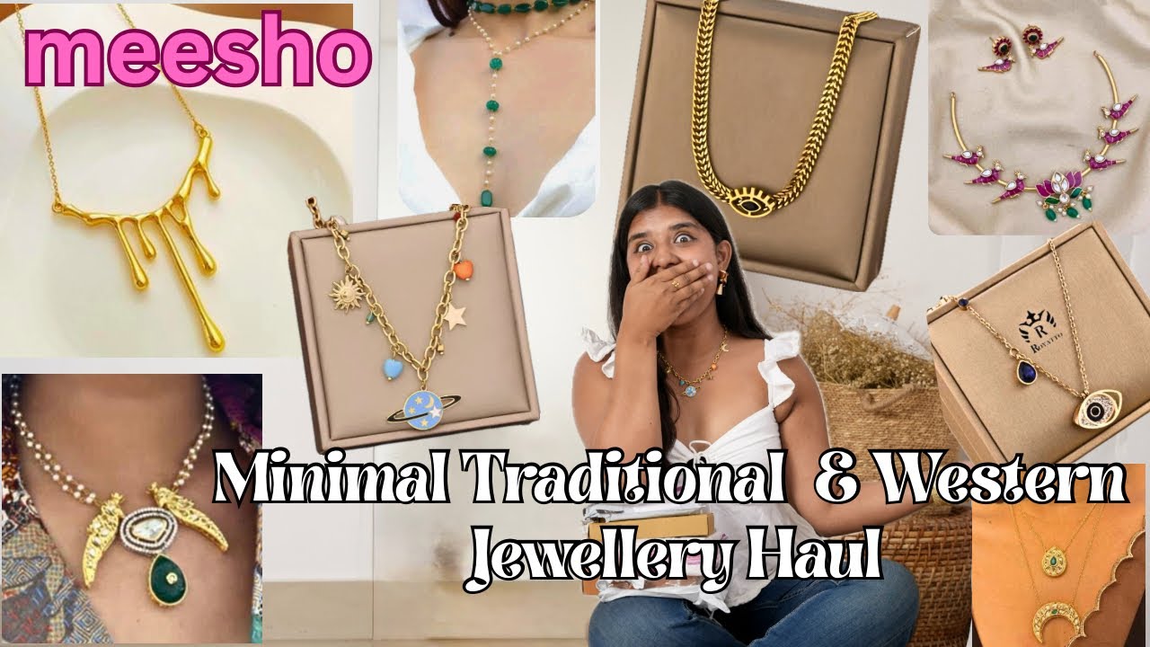 Traditional and trendy Jewellery haul from| Meesho|Affordable jewellery for all the occasion||