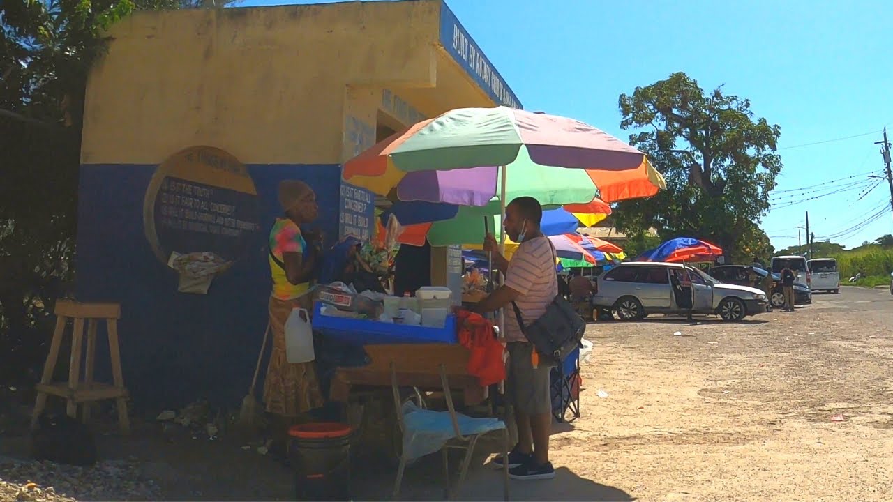 JAMAICA ROAD TRIP , PETERFIELD TOWN TO SAVANNA LA MAR , WESTMORELAND