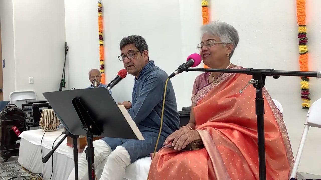 Folk Song Chyam Rahiye. Radhakrishna Temple Geeta & Sanjiv Live February  2026