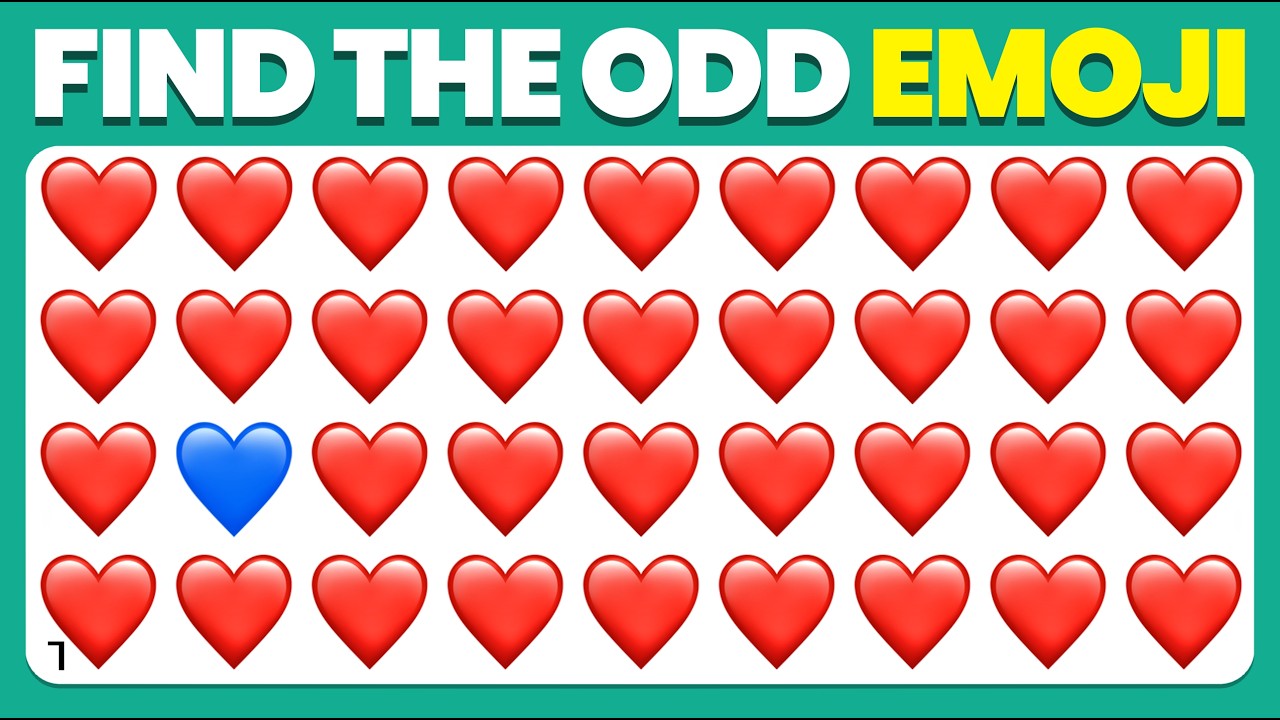 🤯🥵🔥 Найдите лишнее — Экстремальное издание с эмодзи | Легкий, Средний, Сложный — 25 уровней повыш...