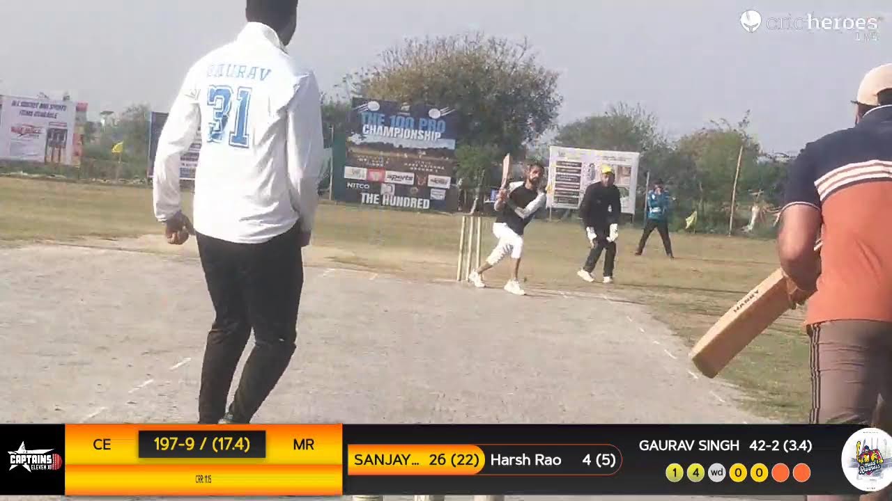 CAPTAIN ELEVENS vs Mud Runners live cricket match | Hk2 Sumner Smash Season 4 live - Hare krishna cr
