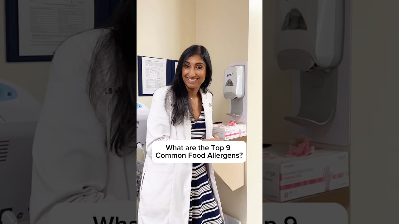 What are the top 9 common food allergens? 🍤🥜With Allergist & Immunologist Dr. Prathyusha Savjani.