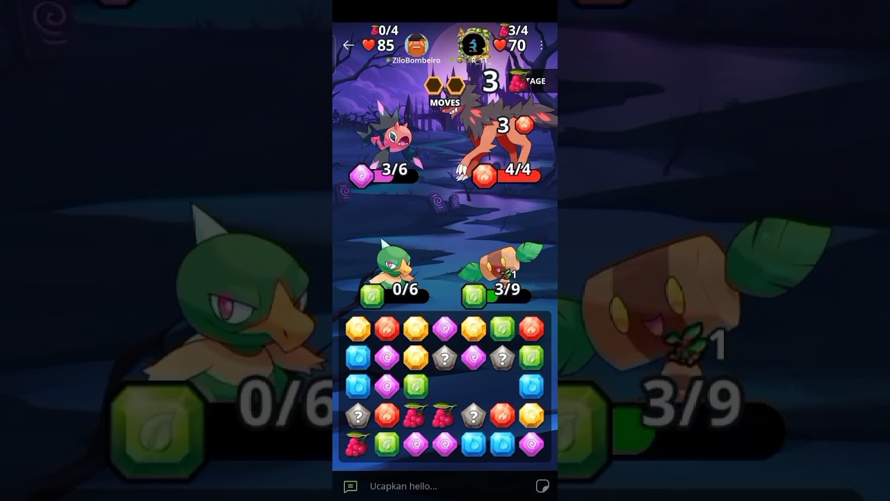 Gameplay | Match monster team virchee & ferobite| Plato