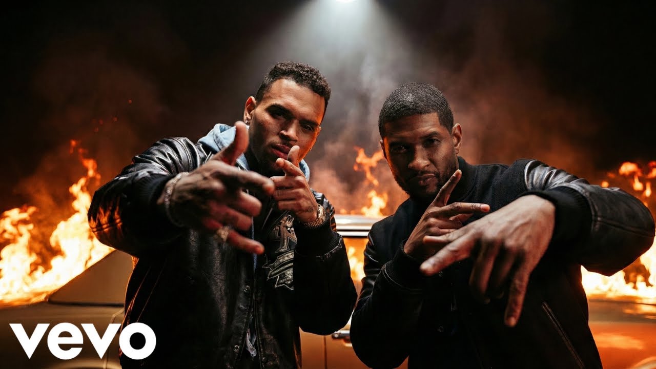 Chris Brown ft. Usher - Excuse Me Baby (Lyrical Music Video)