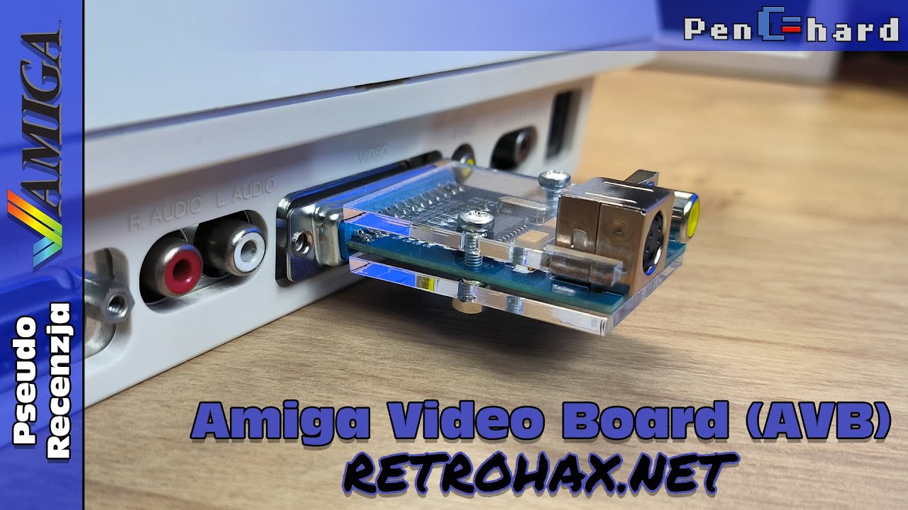 Pseudo Recka - Retrohax Amiga Video Board (AVB/RGB4ALL)