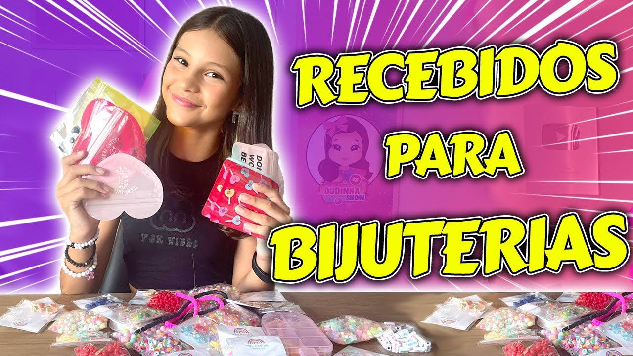 RECEBIDOS DE MIÇANGAS PARA FAZER BIJUTERIAS | Dudinha Show