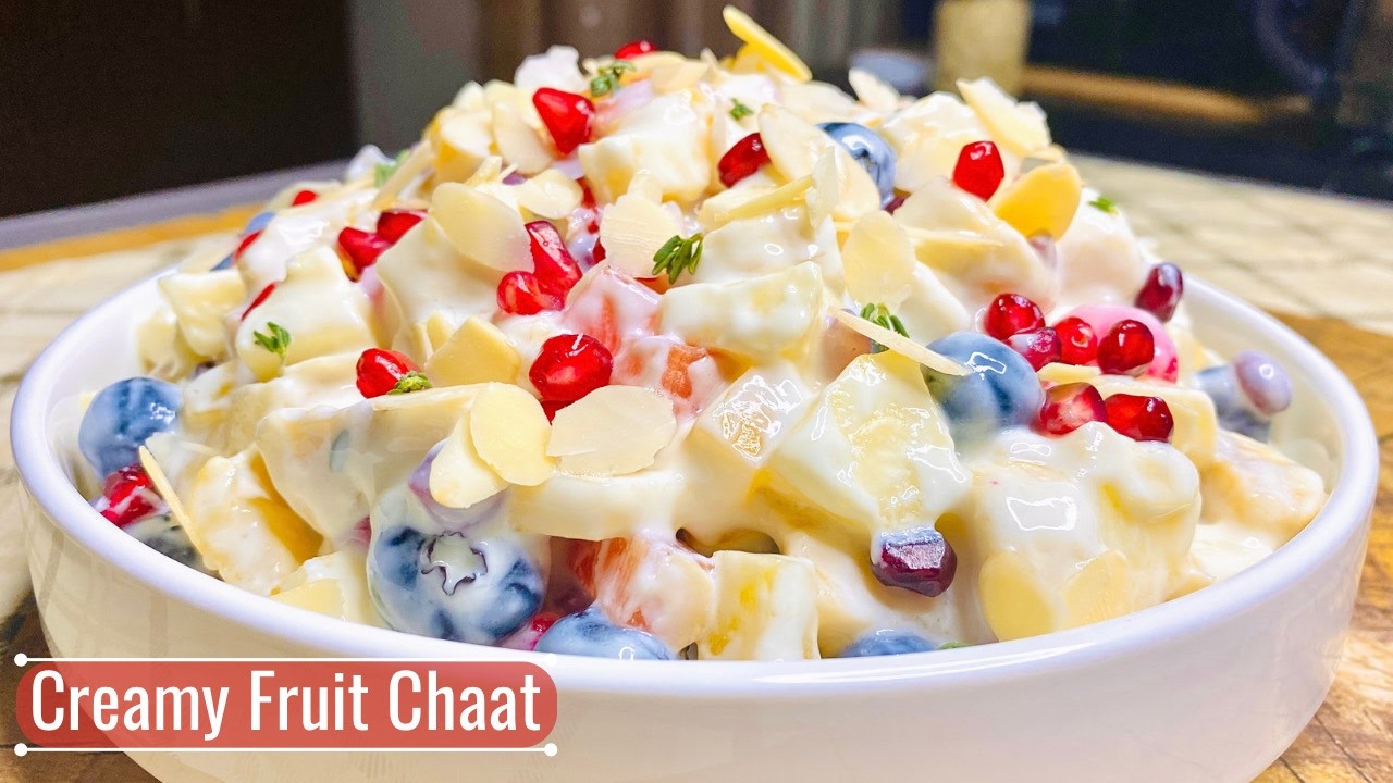 Creamy Fruit Chaat Recipe For Iftar | Ramadan Special Fruit Chaat Recipe