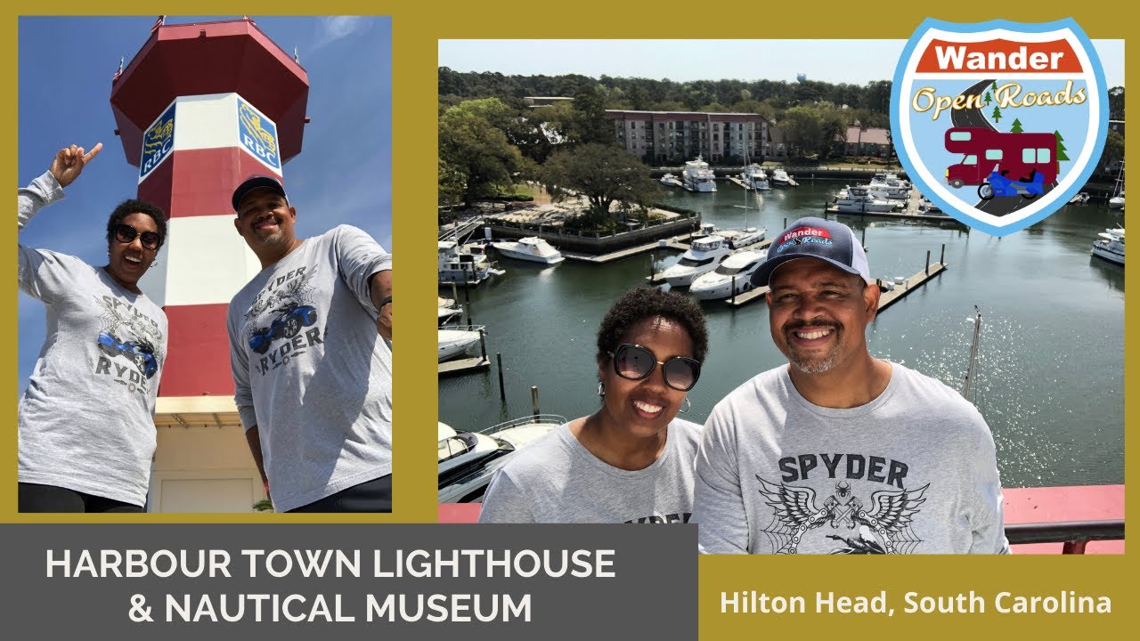 Harbour Town Lighthouse & Nautical Museum, Hilton Head Island, SC, RV/Motorcycle Road trip-KOA Grant