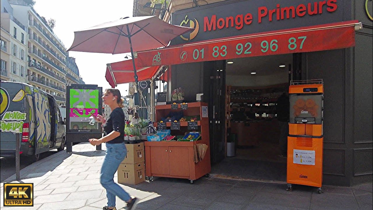 Place Monge ➡ Rue Monge - Walk in Paris