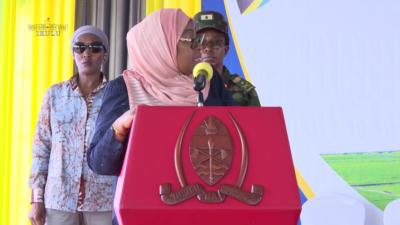 RAIS DKT. SAMIA AKIZINDUA BWAWA LA UMWAGILIAJI LA KIWANDA CHA SUKARI MTIBWA MKOANI MOROGORO