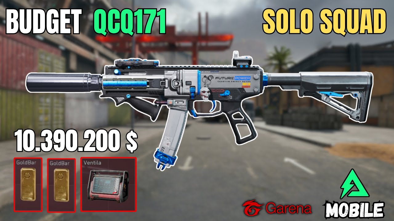 SOLO SQUAD - BEST QCQ171 BUDGET LOADOUT GAMEPLAY - GARENA DELTA FORCE MOBILE OPERATIONS 