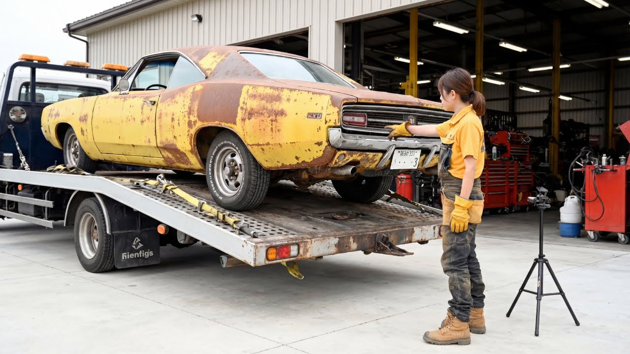 Restoration 1967 Dodge Cherger RT After 40 Years Abandoned | ASMR
