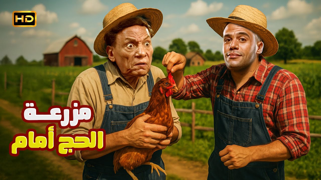 مزرعة الحج إمام | عادل إمام × محمد إمام | لما تسيب الشغل وتورّث أرض… تلاقي نفسك وسط بهائم أذكى منك😂🐄