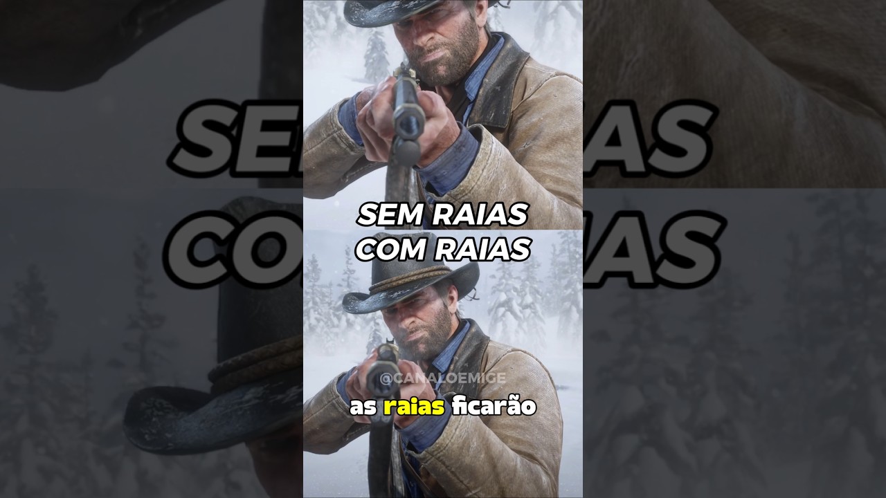 DETALHES insanos em RED DEAD redemption 2 #shorts