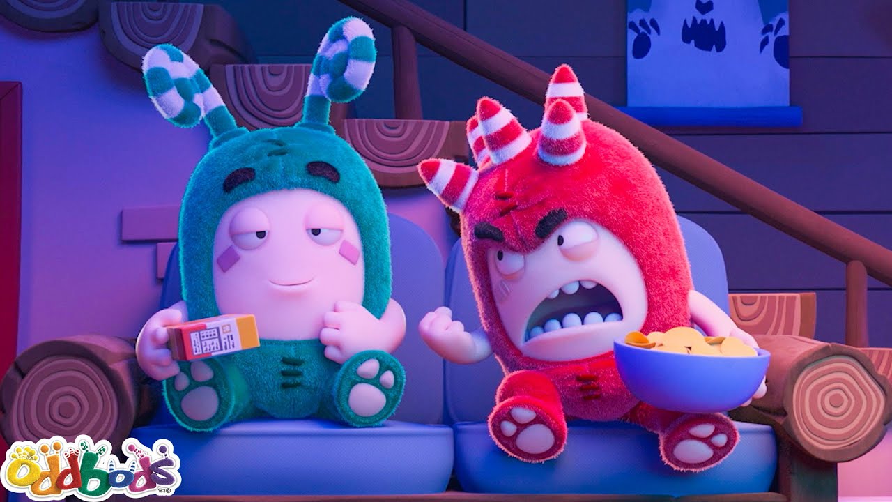 A Not So Quiet Night In | Oddbods - Food Adventures | Cartoons for Kids