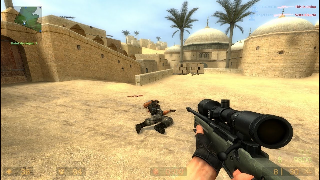 Counter-Strike: Source #6 Team Deathmatch In Dust 2 With AWP