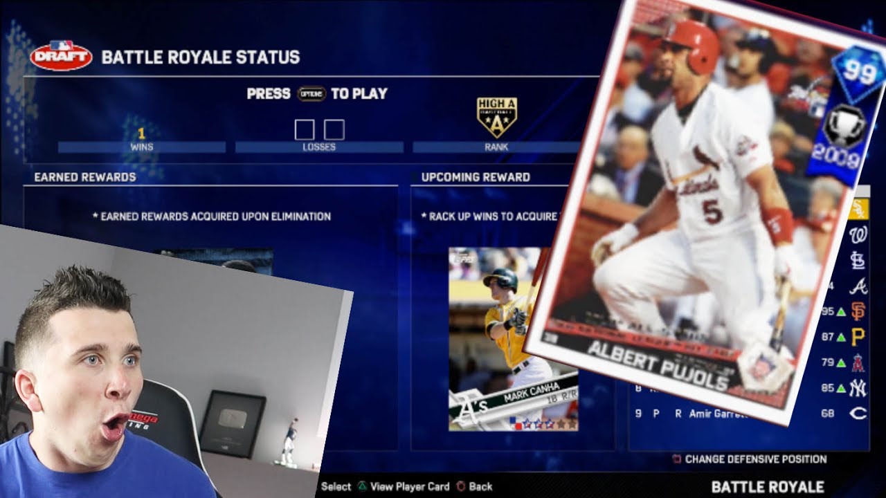 WE BEAT A TOP 100 PLAYER IN THE WORLD! MLB THE SHOW 17 BATTLE ROYALE