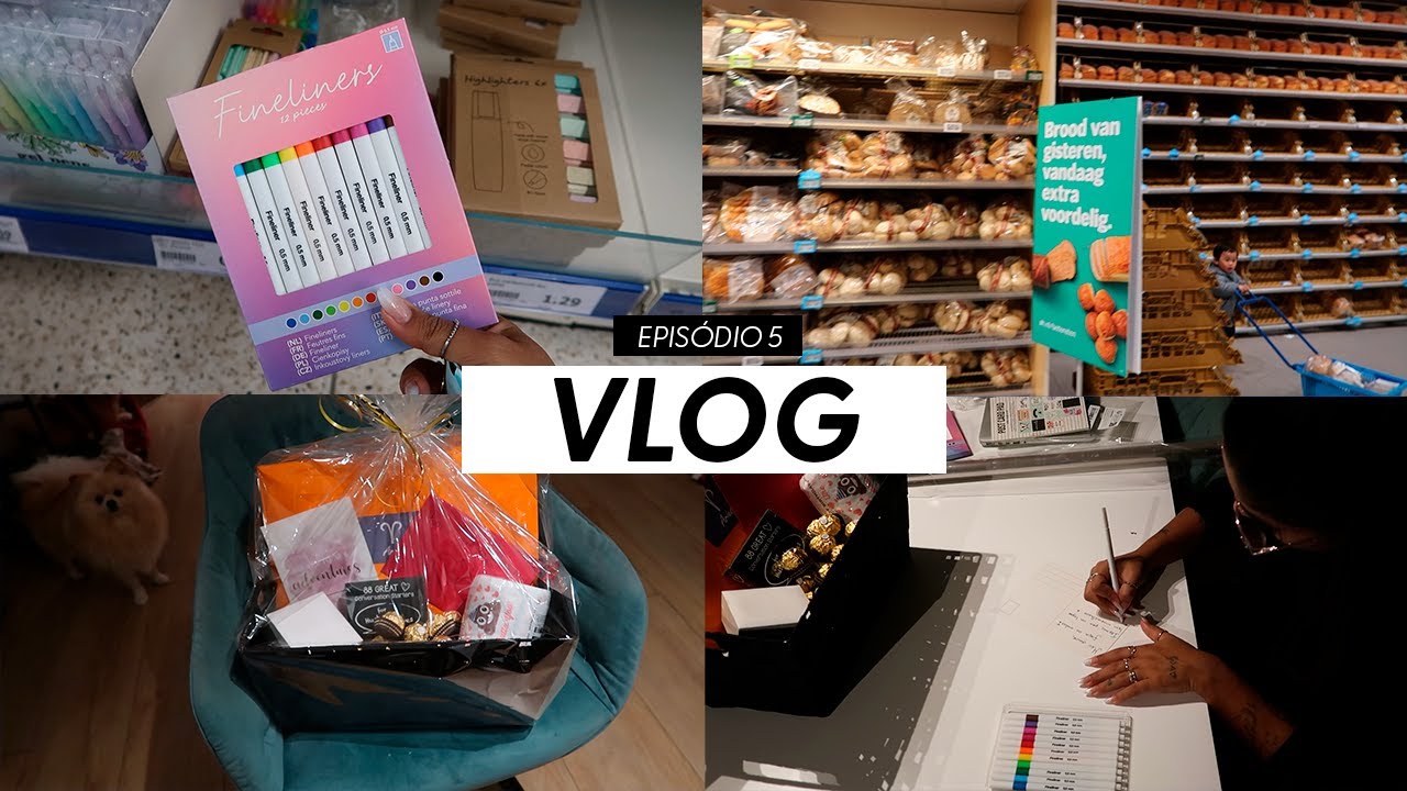 VLOG: Comprinhas baratinhas, mercado e fazendo o presente do maridão - EP. 5