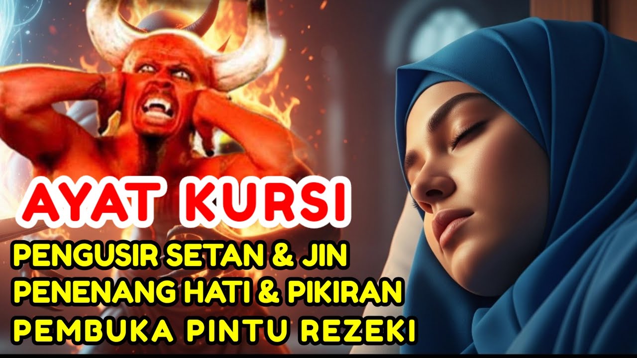 ayat kursi merdu pengantar tidur, ayat kursi pengusir setan dan jin, murottal alquran merdu